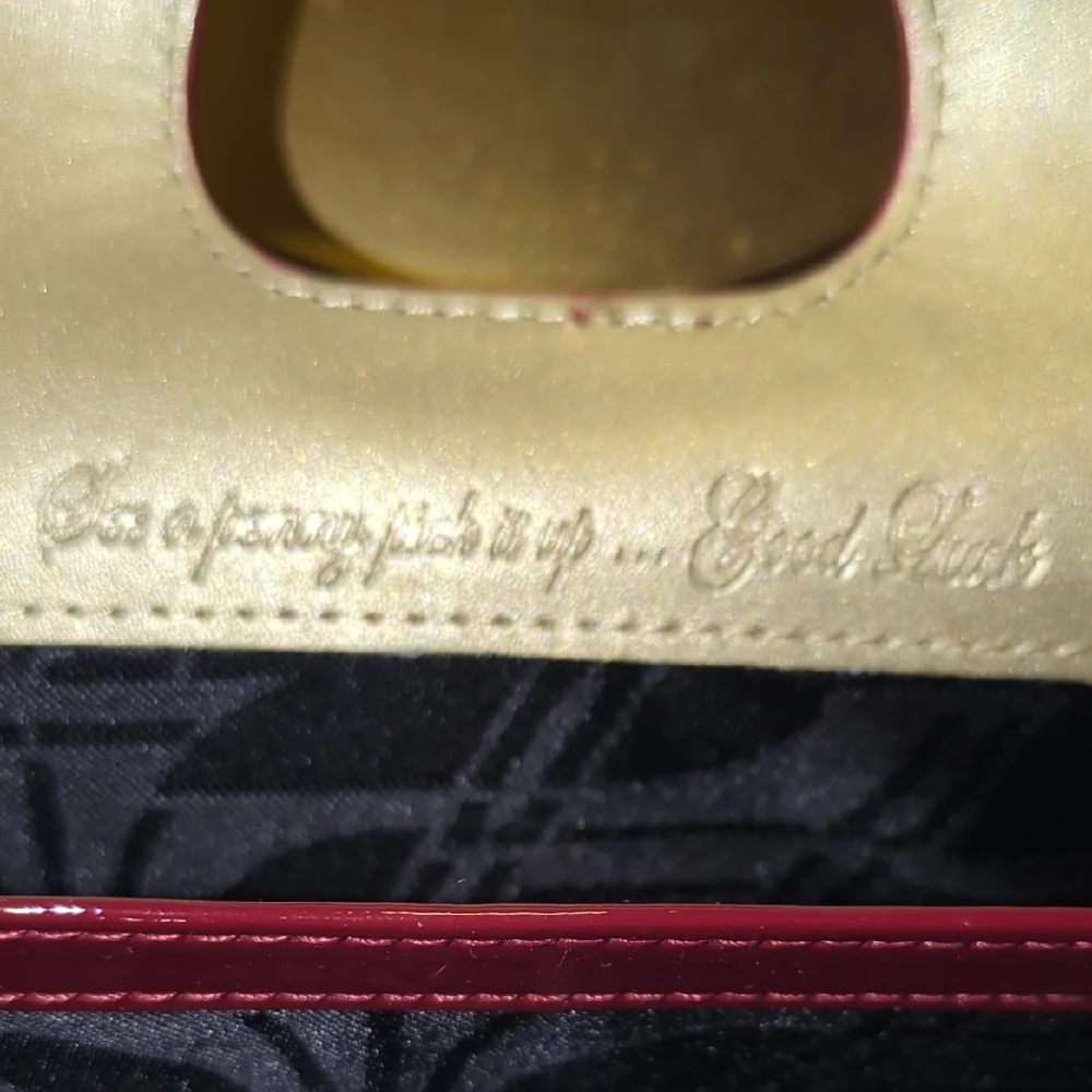 Ted Baker Burgundy Wallet with kiss 💋 lock!